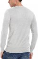Mens Slim Fit Pullover Sweaters Long Sleeve Knitted Fabric Henley Sweater